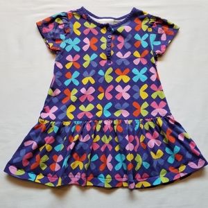 Hanna Andersson 3T Geometric Flower Dress